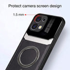 Oppo F31 5G Premium Magsafe Magnetic Leather Lens Protective Case