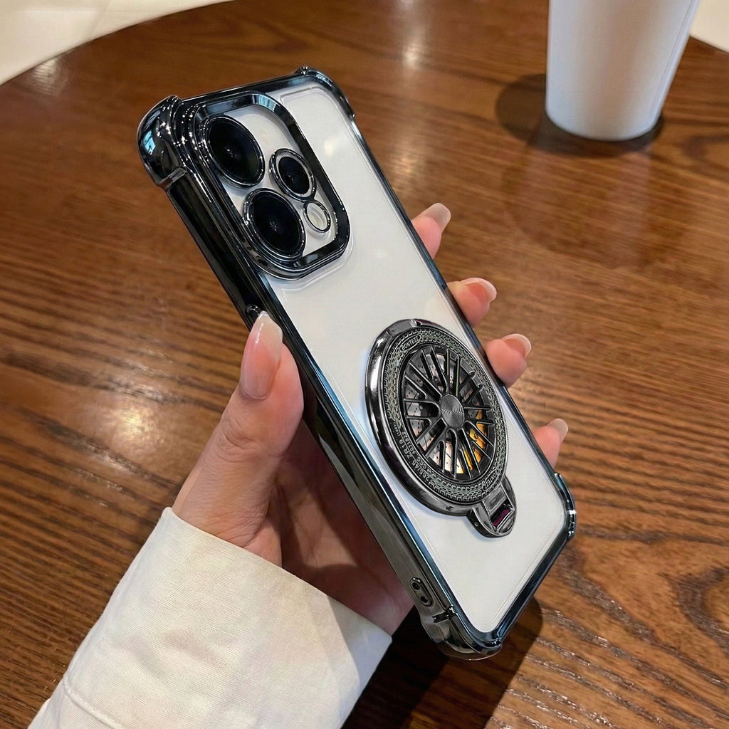 Oppo Reno 15 5G Premium Stress Buster Wheel Rotating Shockproof Airbags Case