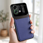 Oppo k13 Turbo 5G Premium Leather Lens Protective Case