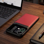 Oppo k13 Turbo 5G Premium Leather Lens Protective Case