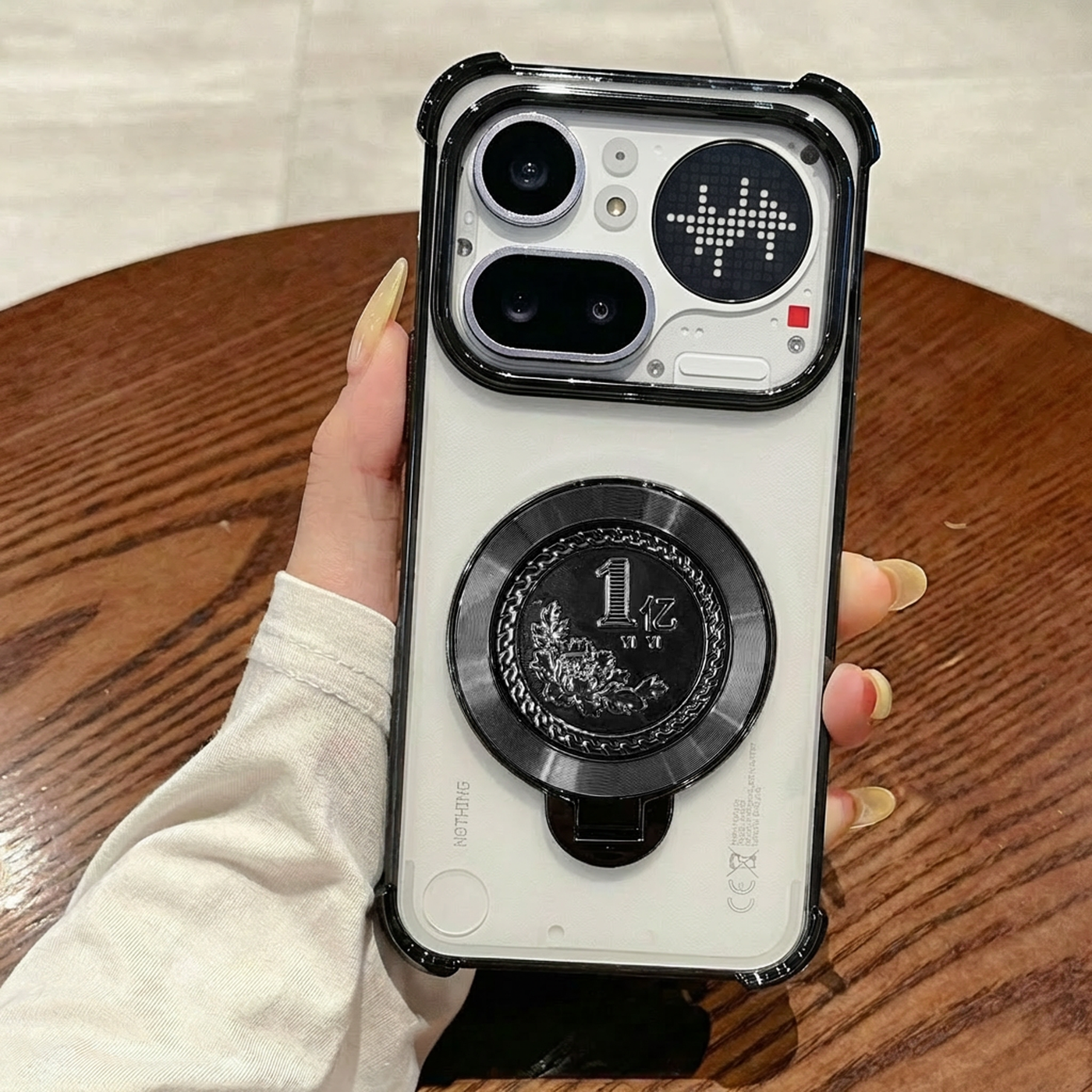 Nothing Phone 4a Pro 5G Premium Billion Wheel Rotating Shockproof Airbags Case