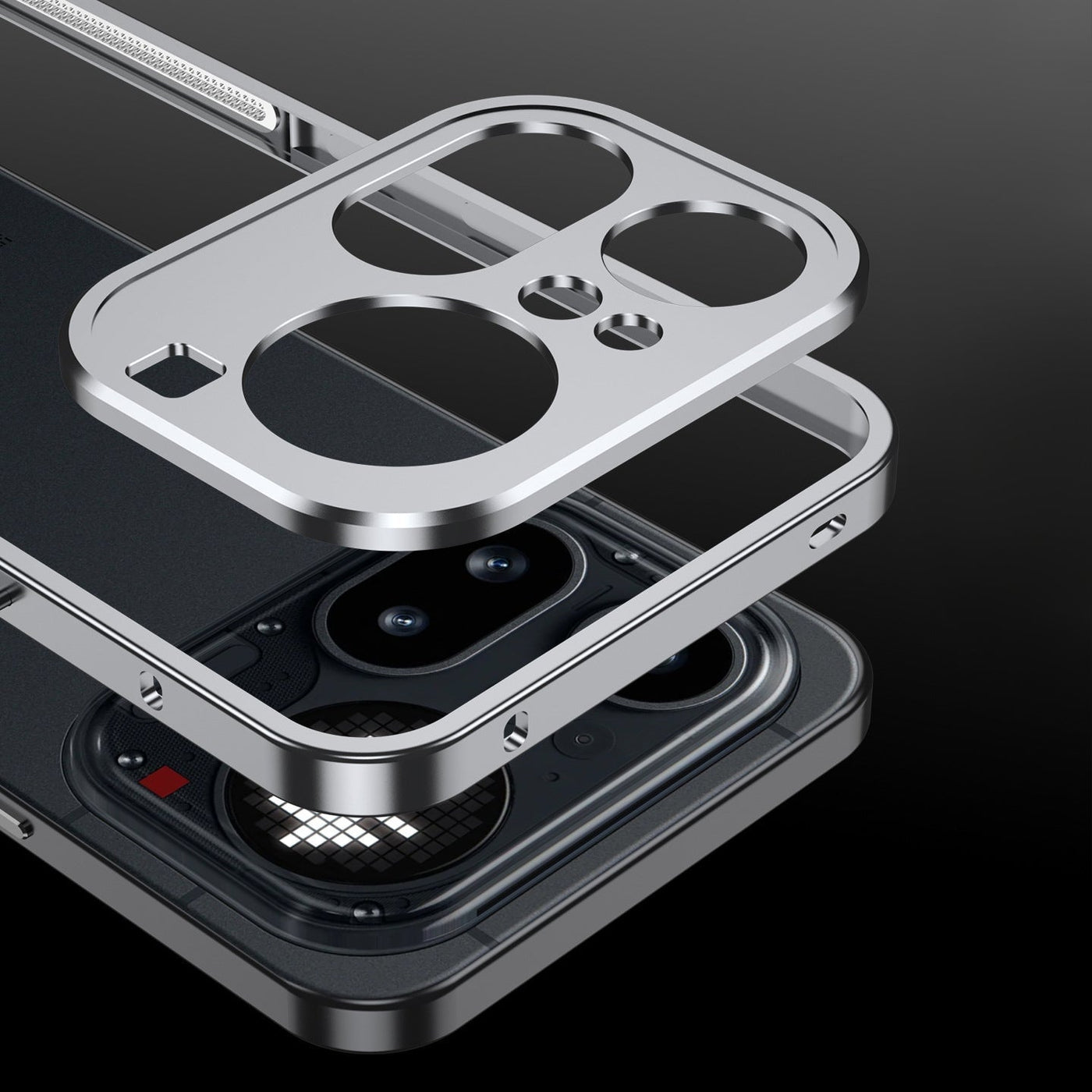 Nothing Phone 4a Pro 5G Aluminium Metal Frame Case With Metal Camera Lens Protection