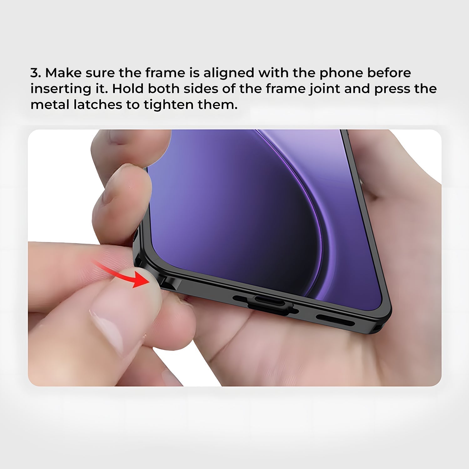 Nothing Phone 4a Pro 5G Aluminium Metal Frame Case With Metal Camera Lens Protection