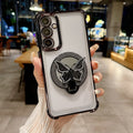 Samsung Galaxy A56 5G Premium Butterfly Stand Airbags Case