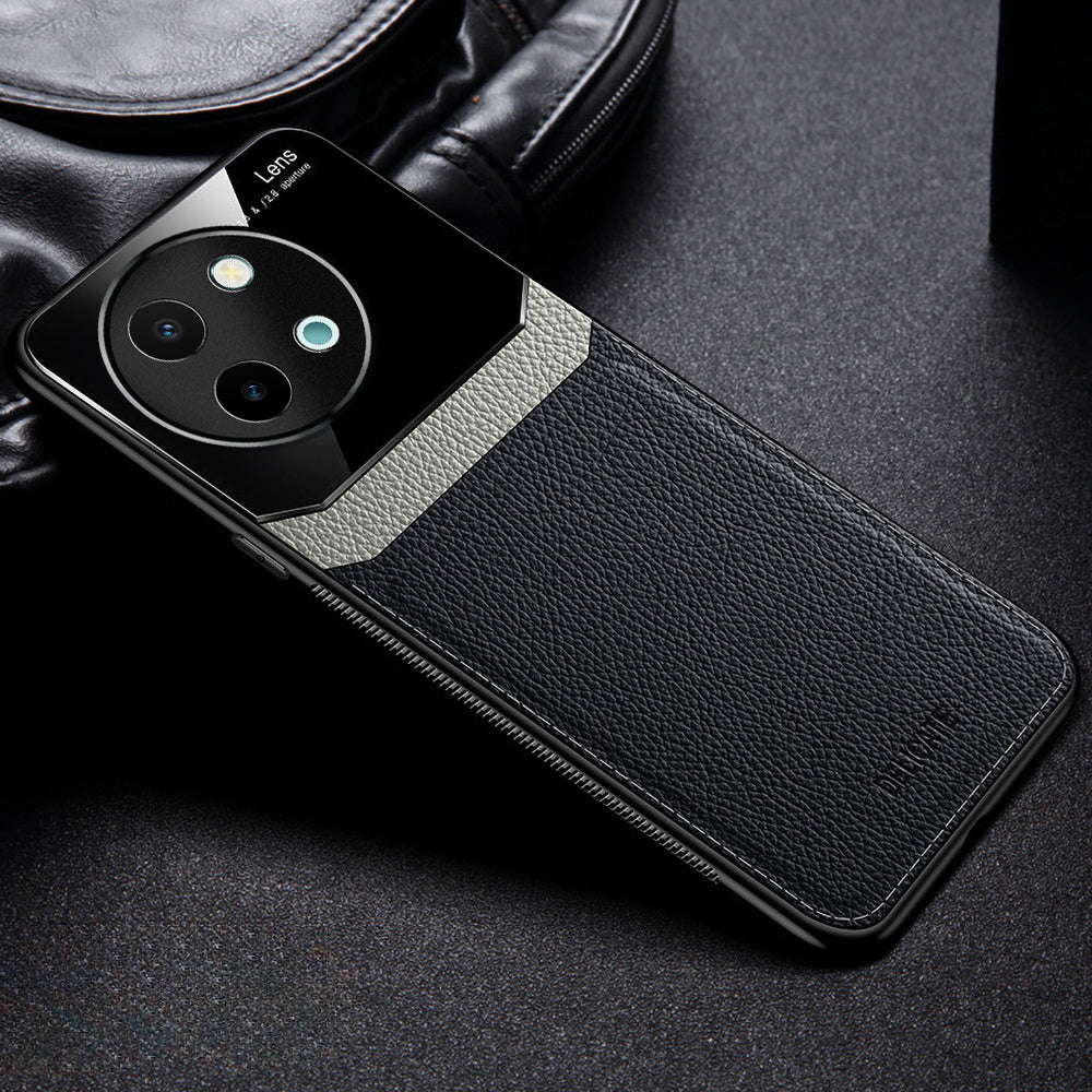Vivo Y58 5G Premium Leather Lens Protective Case(Buy 1 Get 1 Surprise Cover)