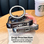 OnePlus Nord CE4 5G Original Luxury Magnifier Ring Stand Shockproof Airbags Corner Case