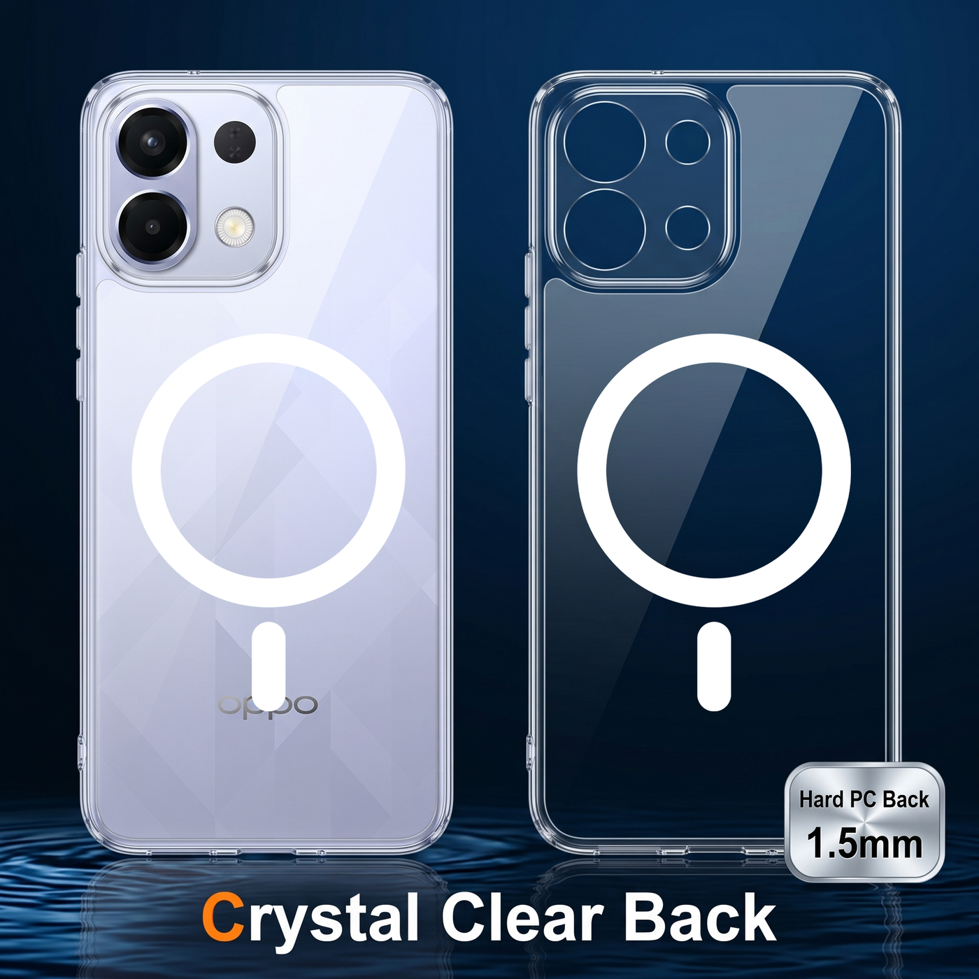 Oppo K13 5G Clear Anti-Yellow MagSafe Protective Case