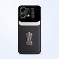 Oppo K13 Turbo 5G Satyamev Jayate 3D Metal Leather Back Case