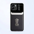 Oppo K14 5G Satyamev Jayate 3D Metal Leather Back Case