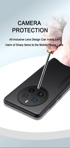Realme 12 Pro+ 5G Soft Vegan Leather Grain Protective Back Case(Buy 1 Get 1 Surprise Cover)