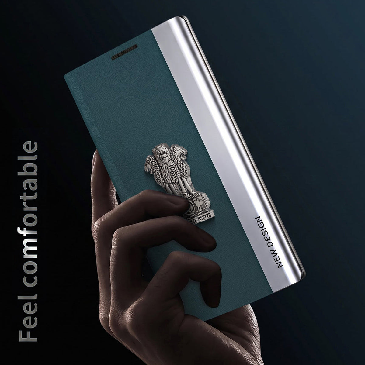 Oppo Reno 13 Pro 5G Satyamev Jayate Flip Leather Case