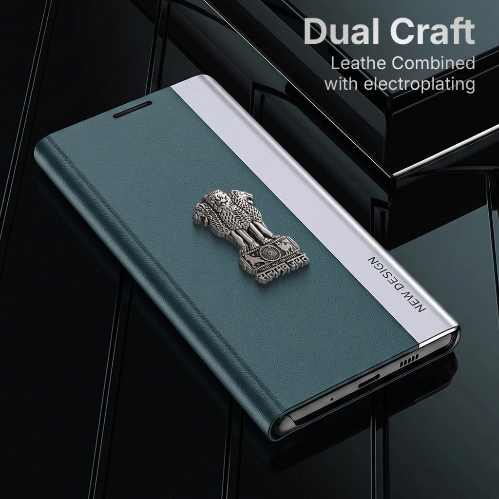 Oppo Reno 13 Pro 5G Satyamev Jayate Flip Leather Case