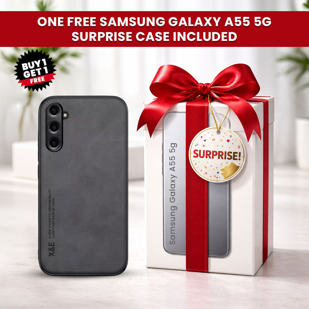 Samsung Galaxy A55 5G Comfortable Touch Sheepskin Leather Case (Buy 1 Get 1 Surprise Cover)