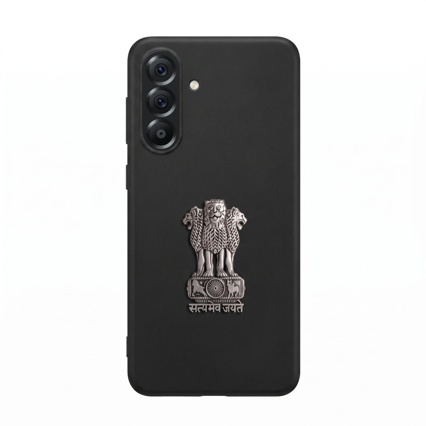 Samsung Galaxy A36 5G Compatible Satyamev Jayate 3D Metal Emblem Sticker