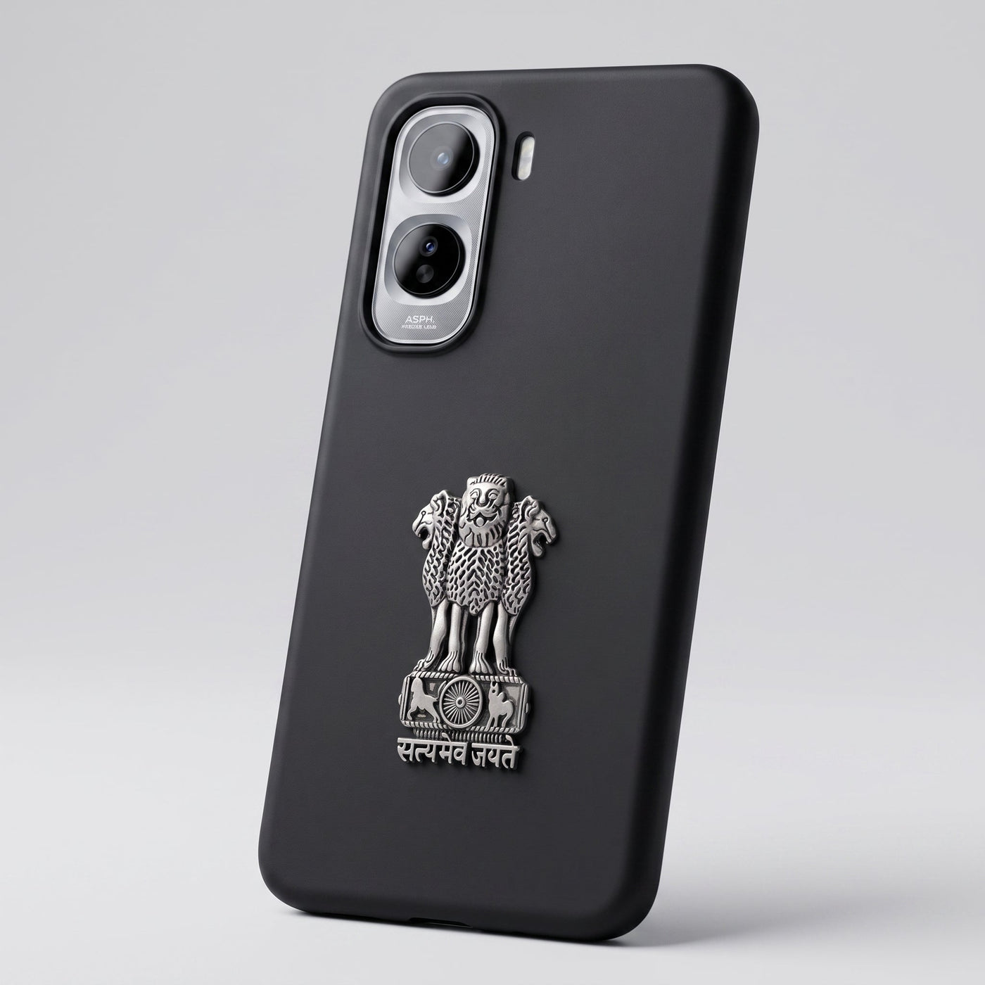 Vivo T5 Pro 5G Compatible Satyamev Jayate 3D Metal Emblem Sticker