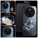Vivo T4 5G Premium Acrylic Shockproof Glass Back Case (Krishna)
