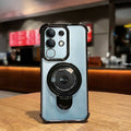 Vivo Y31 Pro 5G Luxury Four Corner Invincible Bracket Ring Stand Case