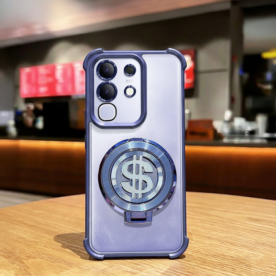 Vivo Y31 Pro 5G Four Corner Airbags 100% Original Astro Money Magnet Rotating Dollar Case
