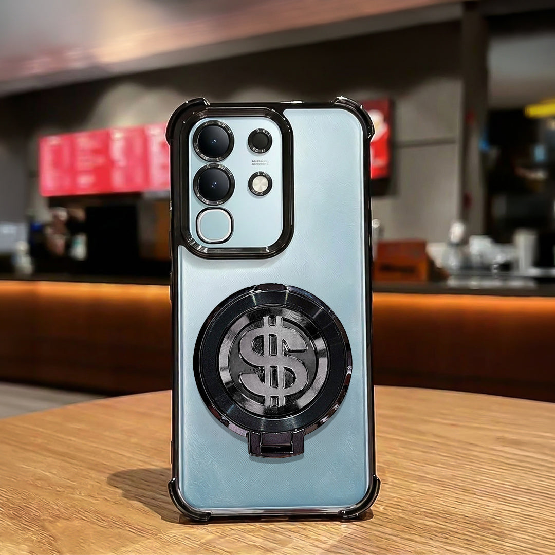 Vivo Y31 Pro 5G Four Corner Airbags 100% Original Astro Money Magnet Rotating Dollar Case