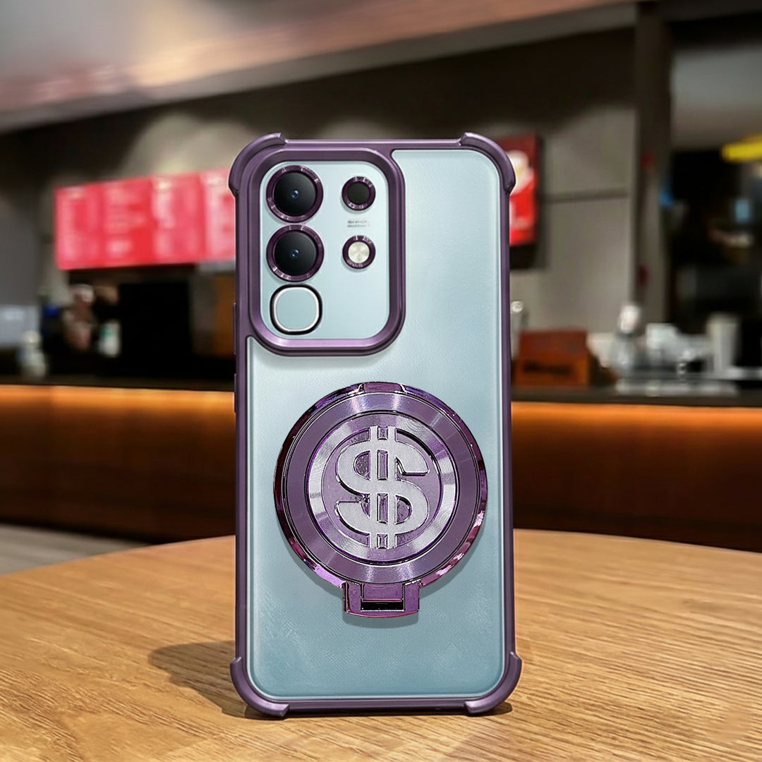 Vivo Y31 Pro 5G Four Corner Airbags 100% Original Astro Money Magnet Rotating Dollar Case
