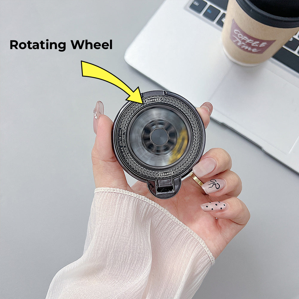 Vivo T5 Pro 5G Premium Stress Buster Wheel Rotating Shockproof Airbags Case
