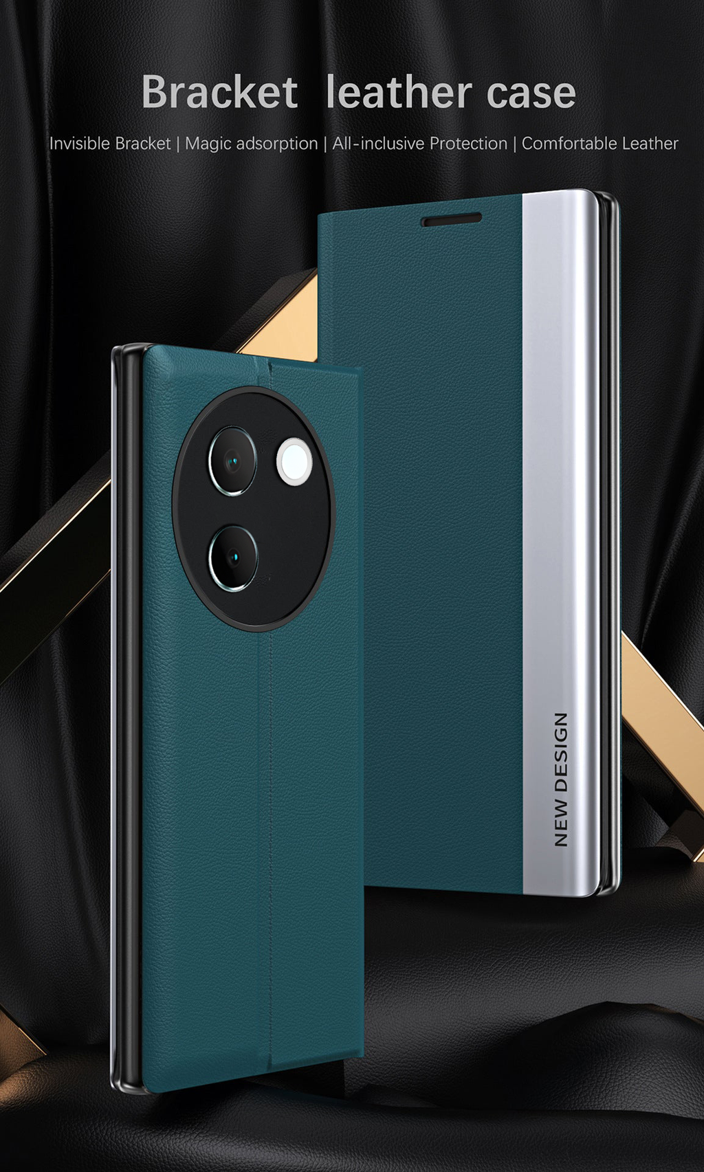 Vivo V30e 5G Flip Leather Case