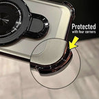Vivo V70 5G Luxury Four Corner Invincible Bracket Ring Stand Case