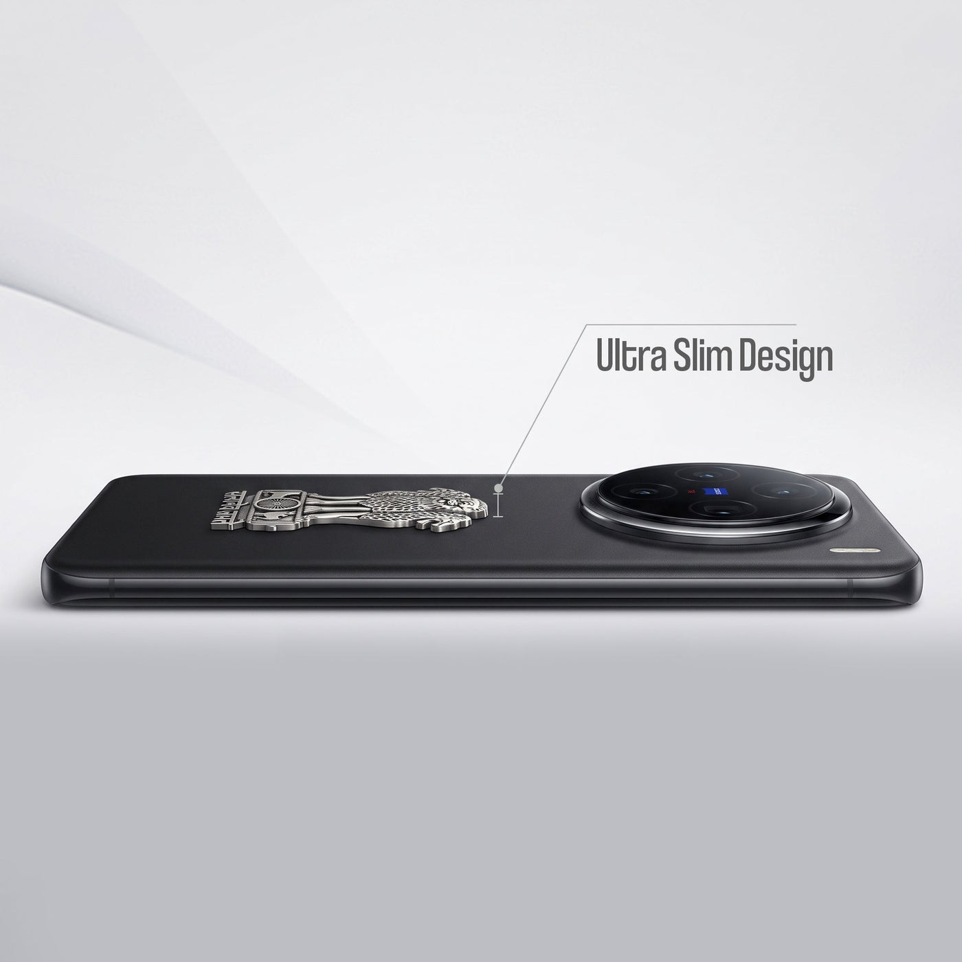 Vivo X200 5G Compatible Satyamev Jayate 3D Metal Emblem Sticker