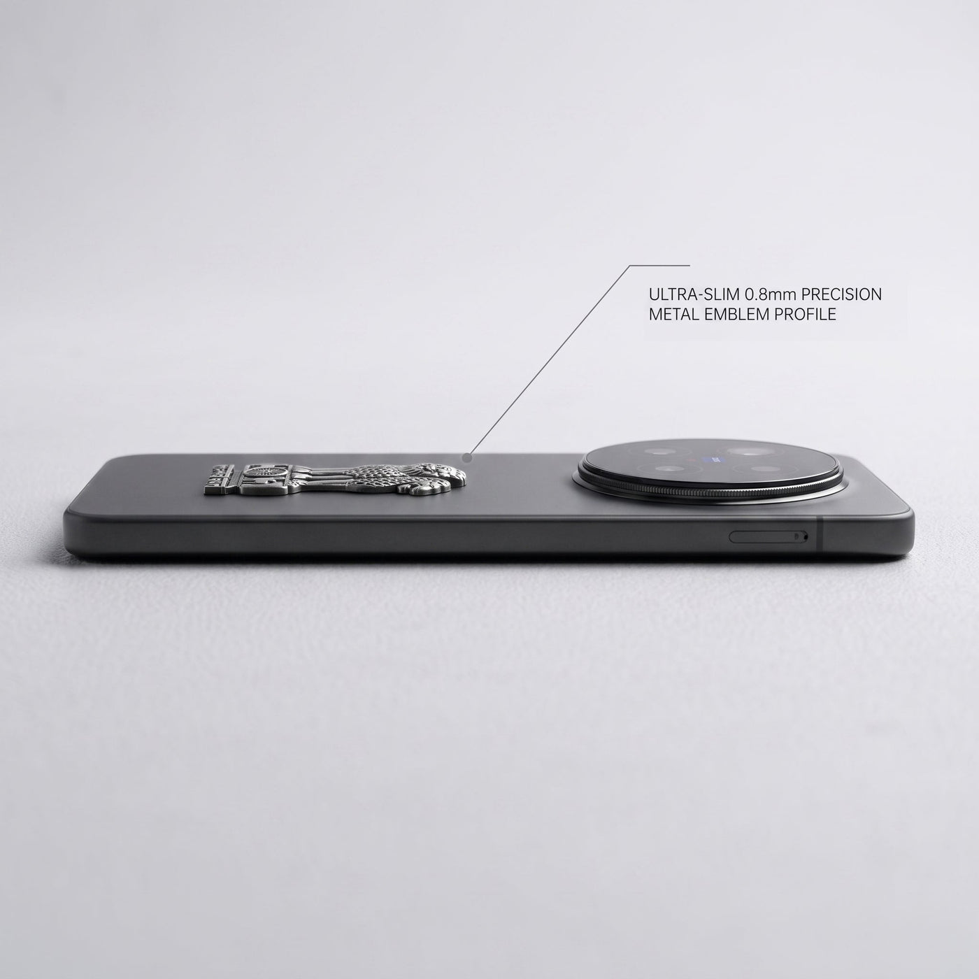 Vivo X300 Pro 5G Compatible Satyamev Jayate 3D Metal Emblem Sticker