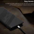 Vivo V29e 5G phone case with magnetic closure and card slots
