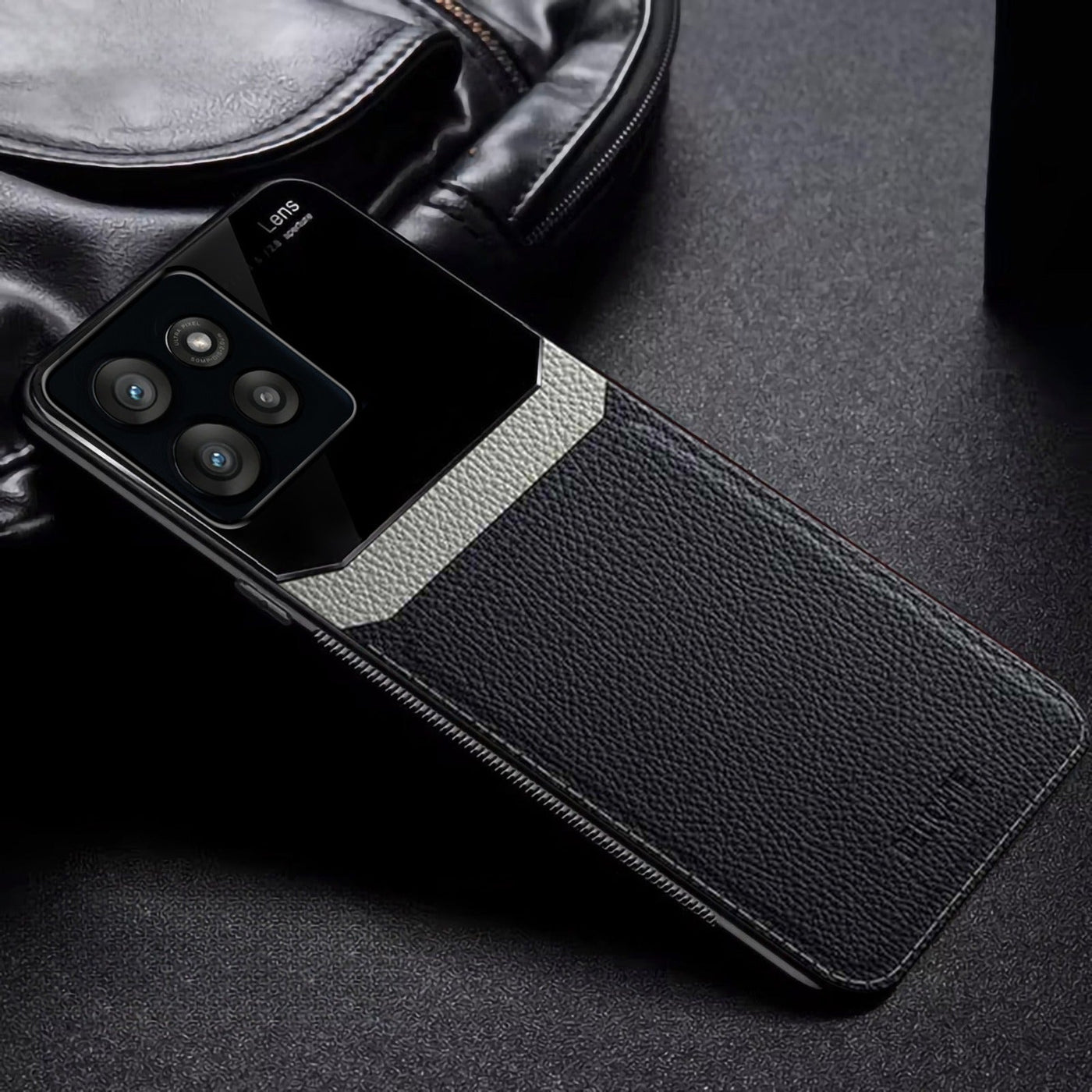 Motorola Edge 60 Fusion 5G Premium Leather Lens Protective Case