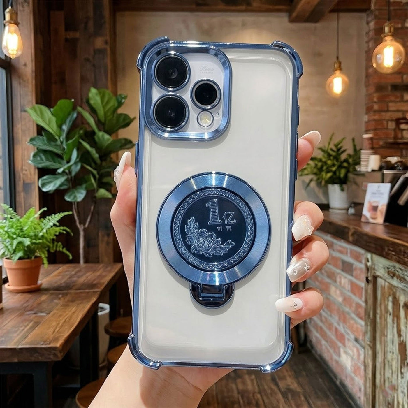 Oppo Reno 15 5G Premium Billion Wheel Rotating Shockproof Airbags Case