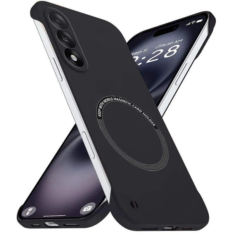OnePlus Nord CE4 5G Frameless Magnetic Wireless Charging Case - Ultra-Slim Clear MagSafe Compatible Cover