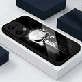 Oppo Reno 13 5G Premium Acrylic Shockproof Glass Back Case (Punisher Skull)