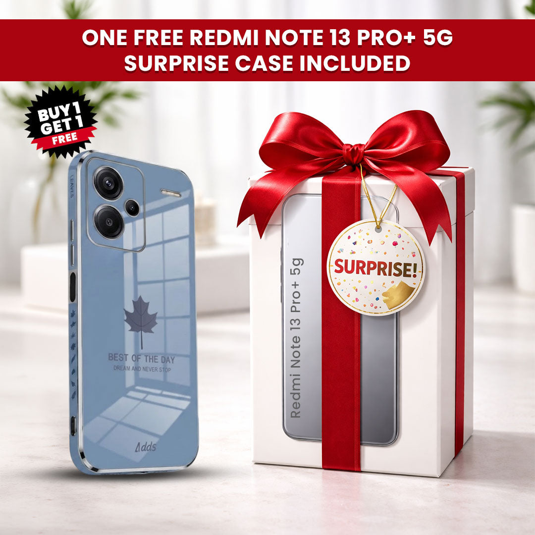 Redmi Note 13 Pro+ 5G Luxury Silicone Back Cover(Buy 1 Get 1 Surprise Cover)