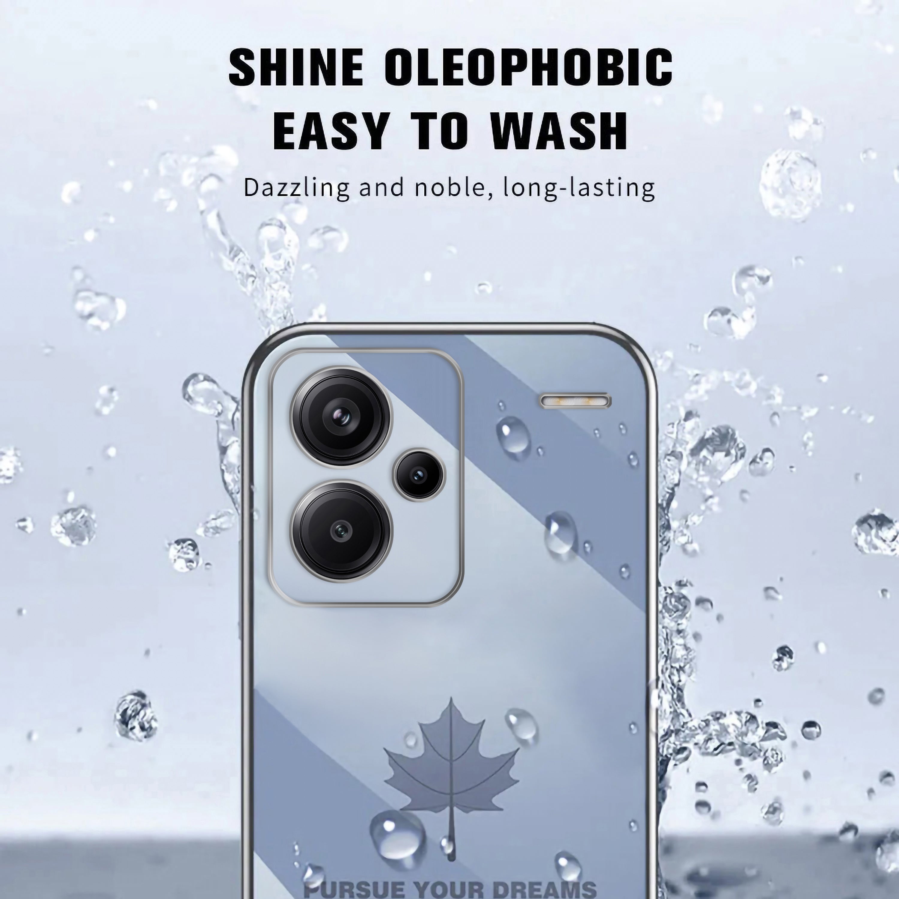 Redmi Note 13 Pro+ 5G Luxury Silicone Back Cover(Buy 1 Get 1 Surprise Cover)