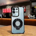 Vivo Y31 Pro 5G Original Luxury Magnifier Ring Stand Shockproof Airbags Corner Case